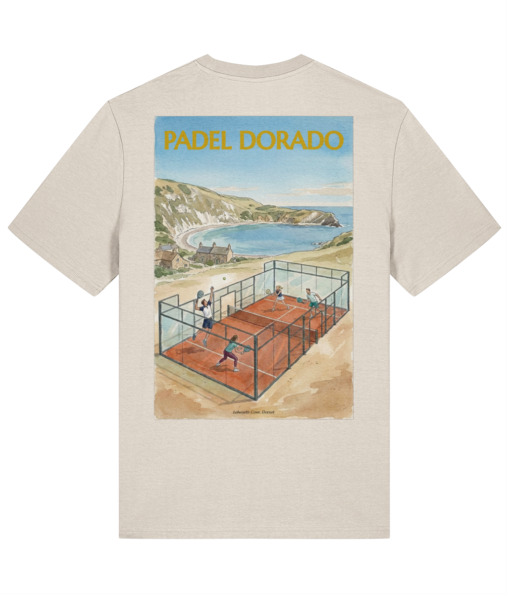 Lulworth Cove Dorset padel graphic T-shirt