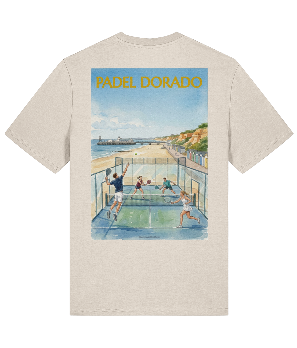 Bournemouth Pier Dorset padel graphic T-shirt