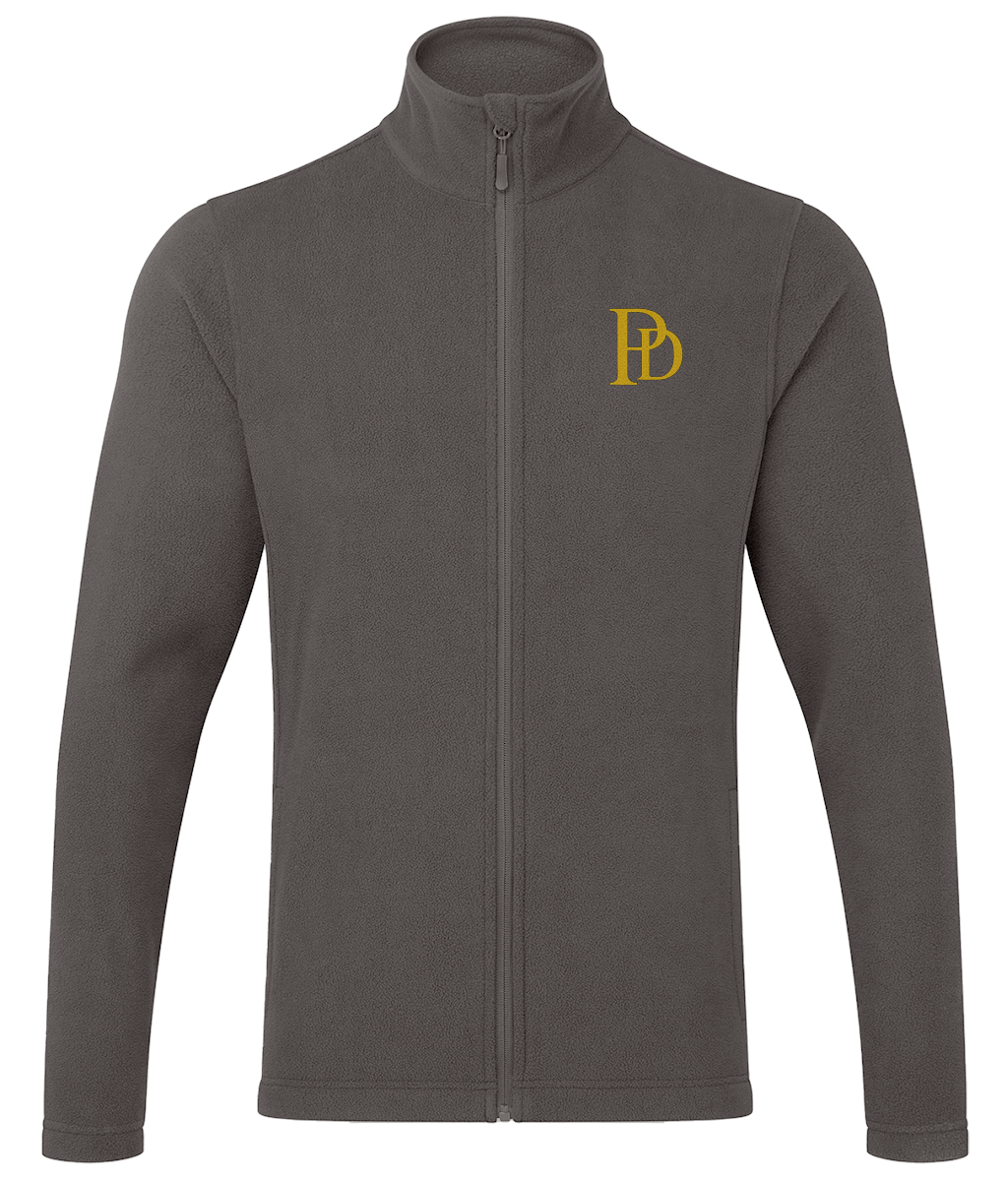 Padel Dorado full-zip microfleece with PD logo, alternate view 2